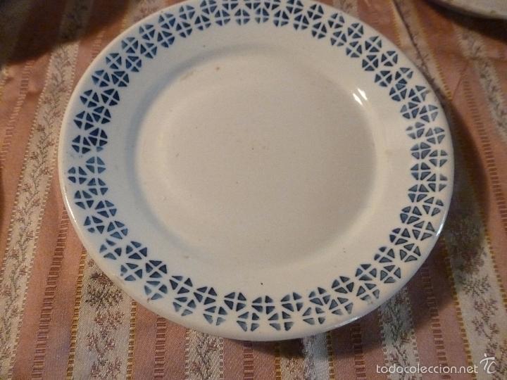 Antig&uuml;edades: CINCO PLATOS DE LOZA - Foto 13