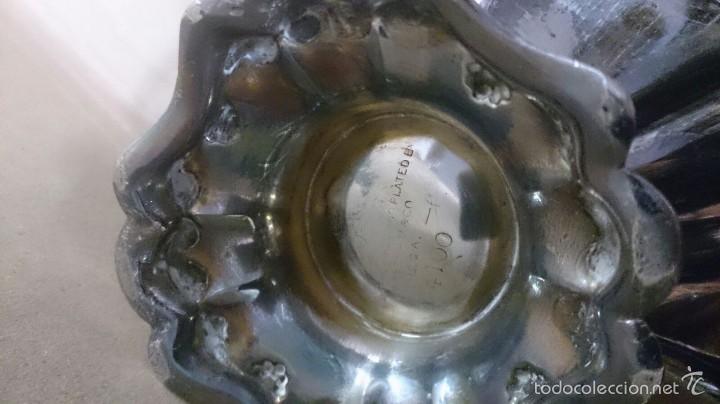 Antig&uuml;edades: Recipiente en metal plateado - Foto 10
