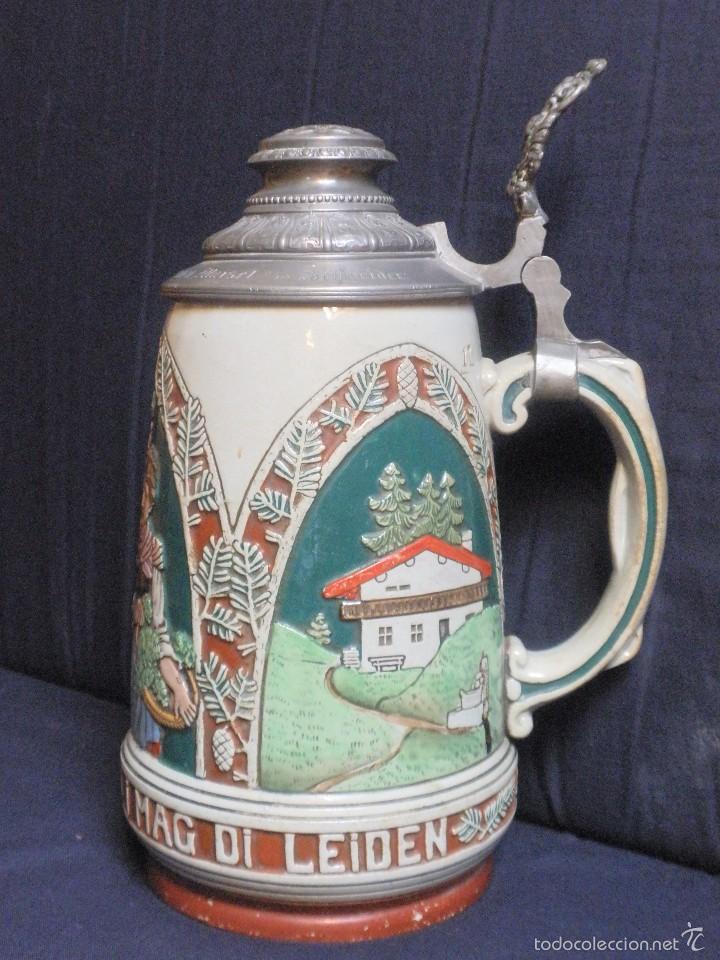 Oggetti Antichi: Jarra de cerveza. Ppios. siglo XX