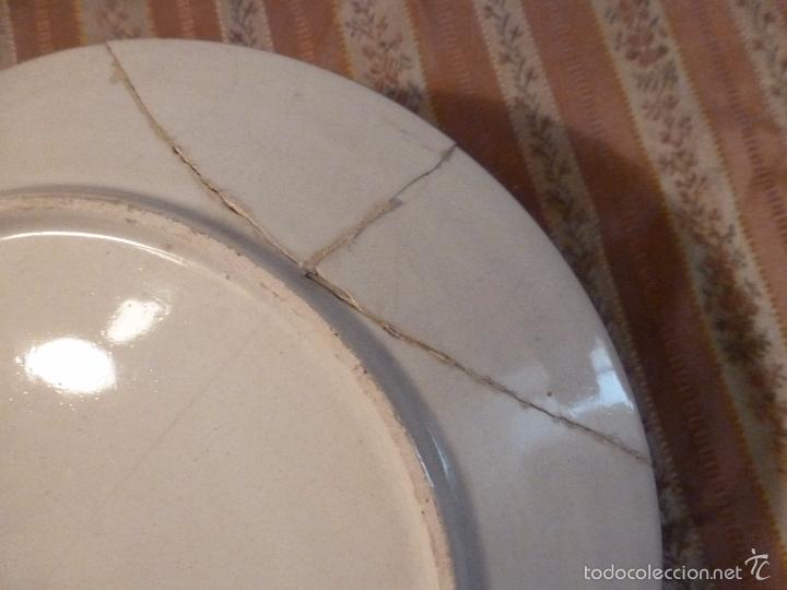 Antig&uuml;edades: PLATO DE CERAMICA - Foto 4