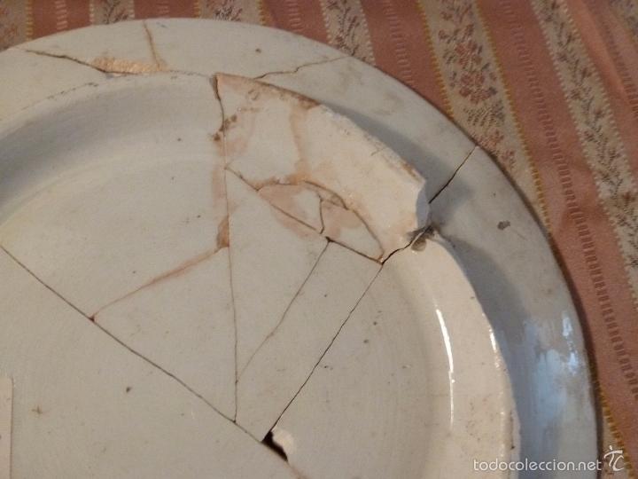 Antig&uuml;edades: PLATO DE CERAMICA - Foto 3