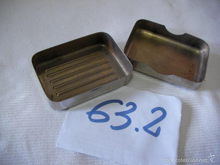 Antig&uuml;edades: ANTIGUA CAJA RECIPIENTE DE METAL - Foto 2