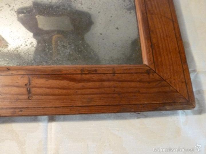 Antig&uuml;edades: espejo madera - Foto 5
