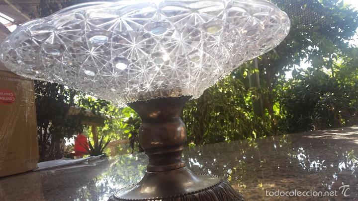 Antig&uuml;edades: ANTIGUO CENTRO DE MESA EN CRISTAL - Foto 4