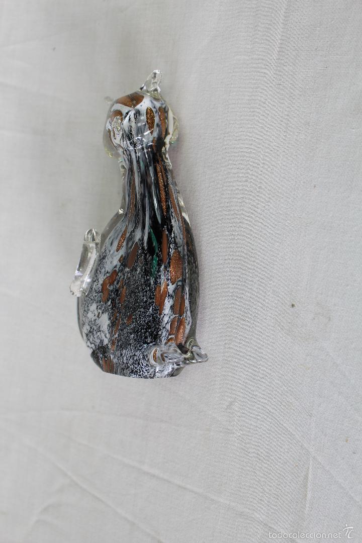 Antig&uuml;edades: gato en cristal de murano - Foto 2