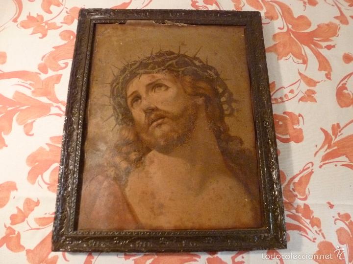 Antig&uuml;edades: LAMINA RELIGIOSA DE CRISTO - Foto 1