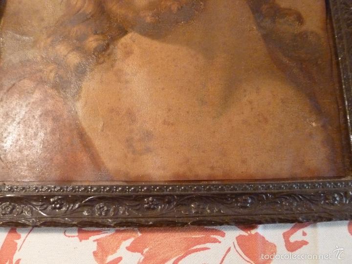 Antig&uuml;edades: LAMINA RELIGIOSA DE CRISTO - Foto 3
