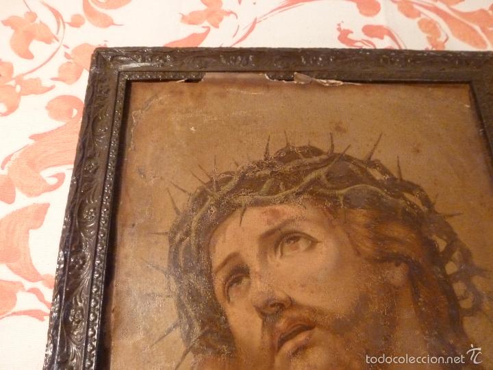 Antig&uuml;edades: LAMINA RELIGIOSA DE CRISTO - Foto 5