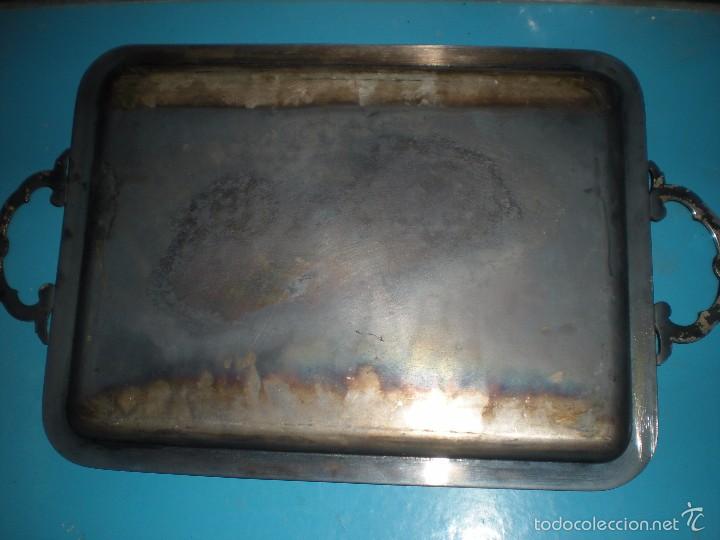 Antig&uuml;edades: BANDEJA DE ACERO DECOLORADA - Foto 3