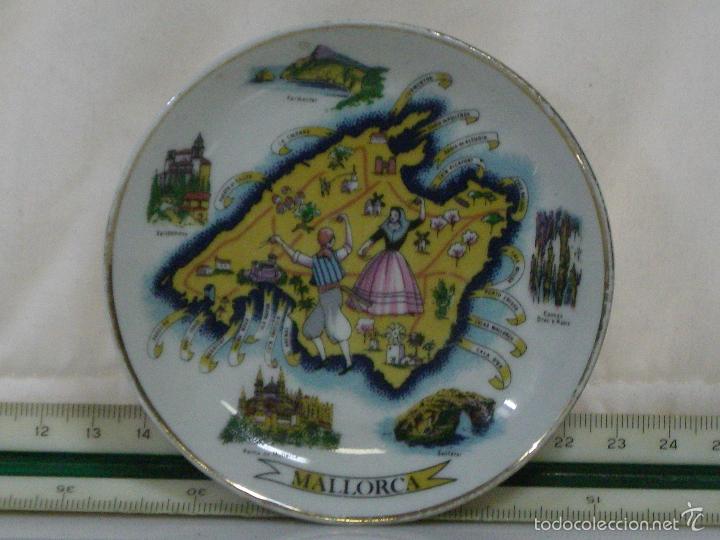 Antig&uuml;edades: PLATO MINI *** RECUERDO DE MALLORCA *** - Foto 1
