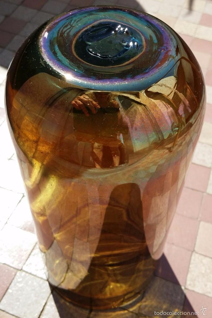 Antig&uuml;edades: Jarrr&oacute;n de Cristal Soplado - Foto 3