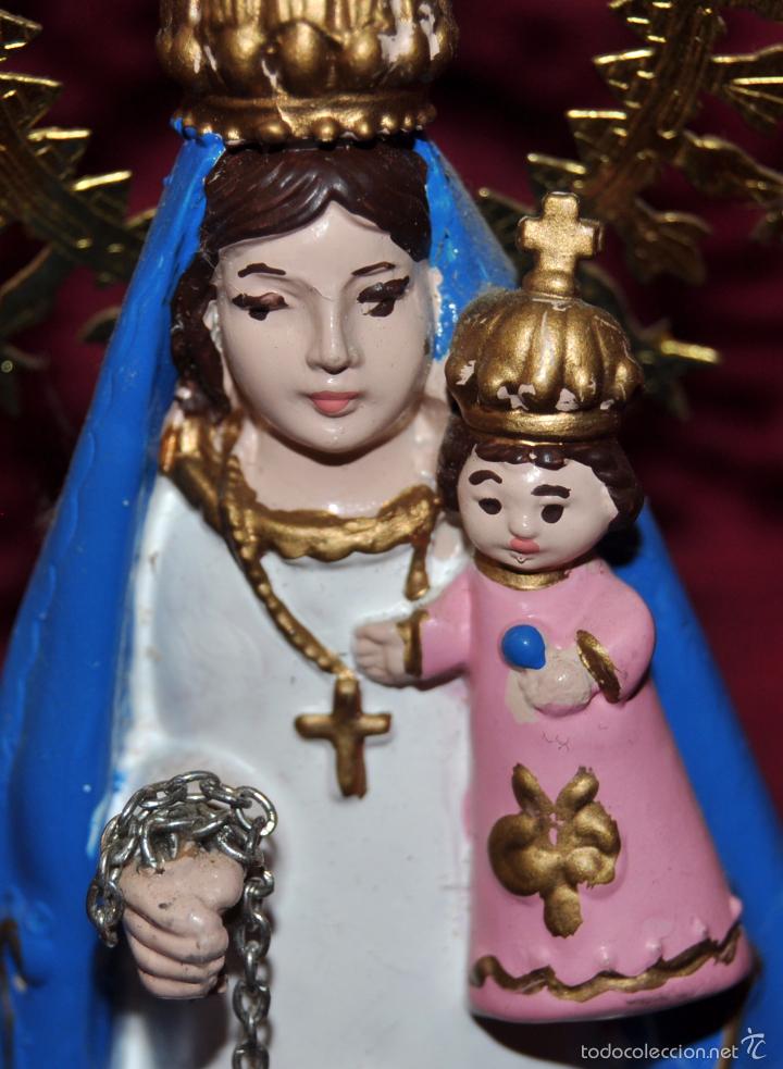 Antig&uuml;edades: VIRGEN CON NI&Ntilde;O REALIZADA EN PL&Aacute;STICO - Foto 2