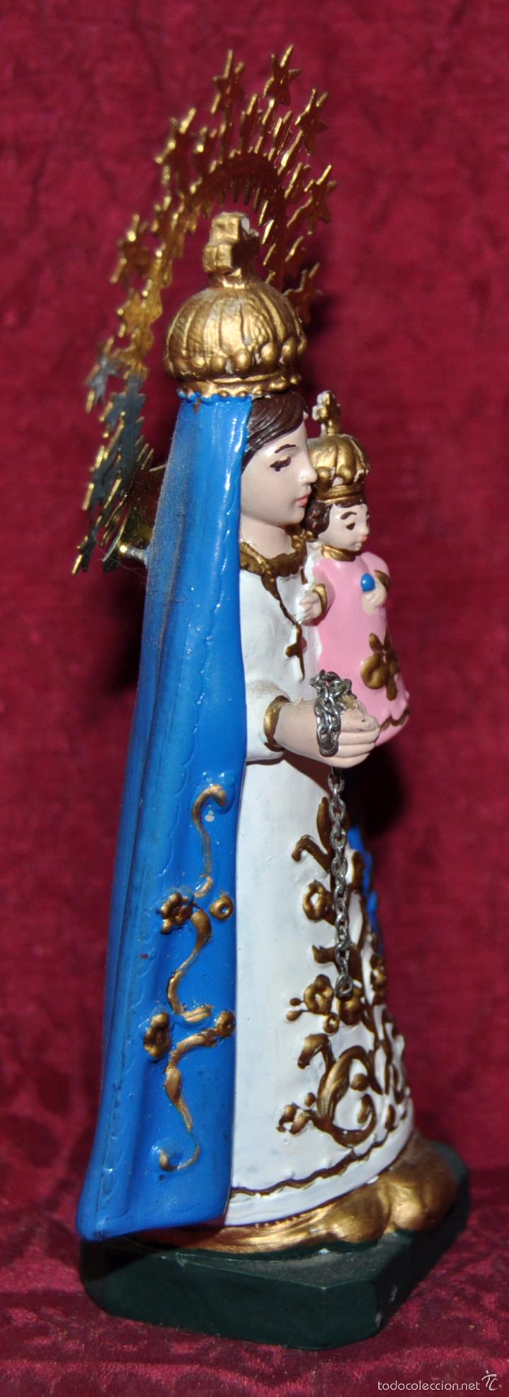 Antig&uuml;edades: VIRGEN CON NI&Ntilde;O REALIZADA EN PL&Aacute;STICO - Foto 3