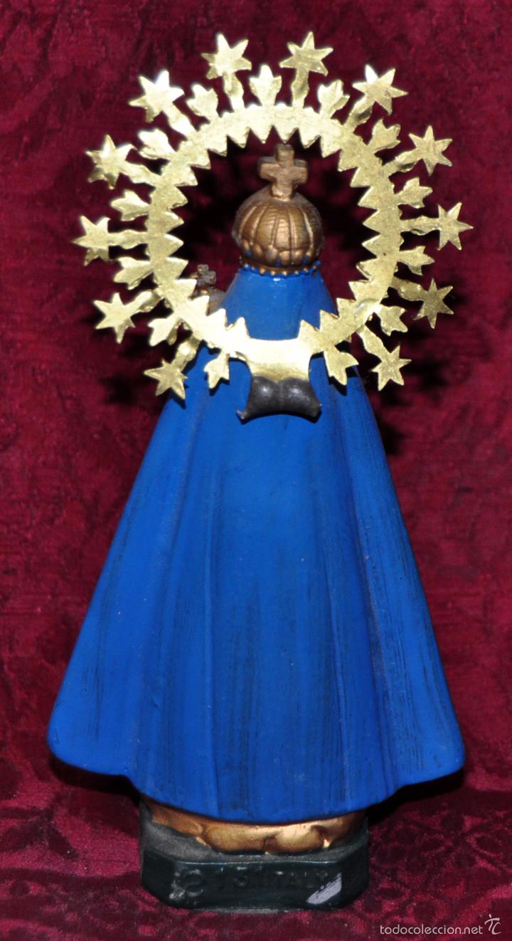 Antig&uuml;edades: VIRGEN CON NI&Ntilde;O REALIZADA EN PL&Aacute;STICO - Foto 4