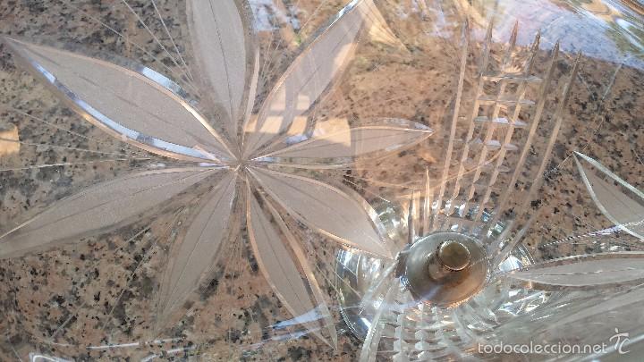 Antig&uuml;edades: antiguo centro de mesa en cristal - Foto 3