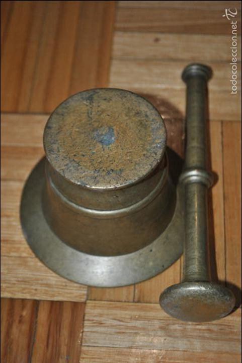 Antig&uuml;edades: Mortero de bronce - Foto 2