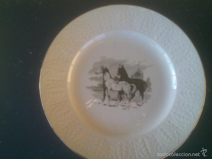 Antig&uuml;edades: porcelana tema caballos - Foto 4