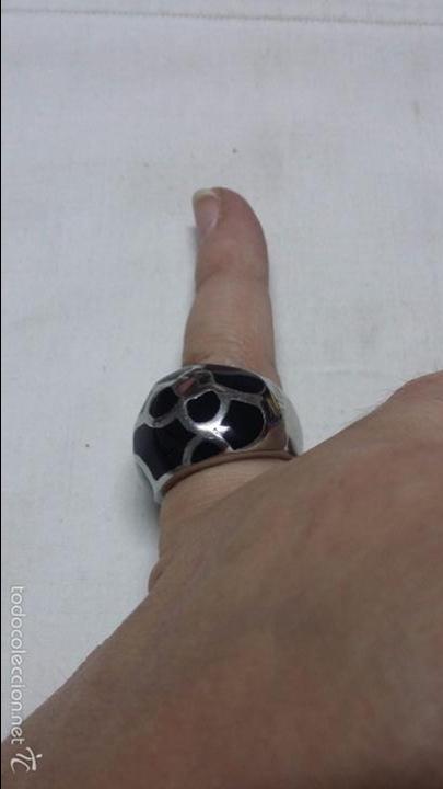 Antig&uuml;edades: ANILLO LESTOR ACERO - Foto 2