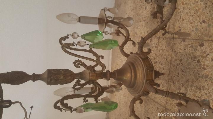 Antig&uuml;edades: LAMPARA BRONCE - Foto 7