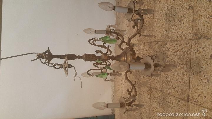 Antig&uuml;edades: LAMPARA BRONCE - Foto 9