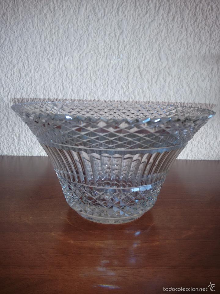 Antig&uuml;edades: Centro de mesa cristal tallado - Foto 2