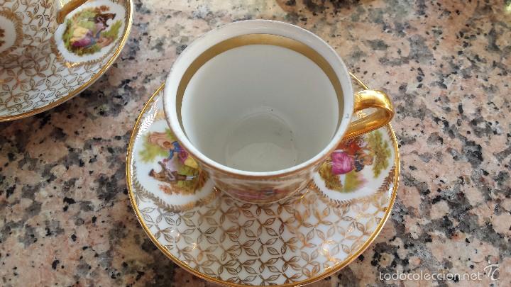 Antig&uuml;edades: antiguo juego de tazas de cafe - Foto 5
