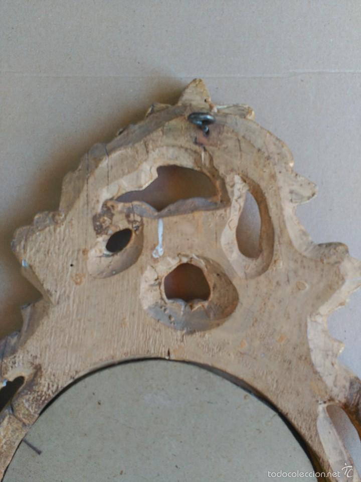 Antig&uuml;edades: Cornucopia de madera estucada y dorada. - Foto 8
