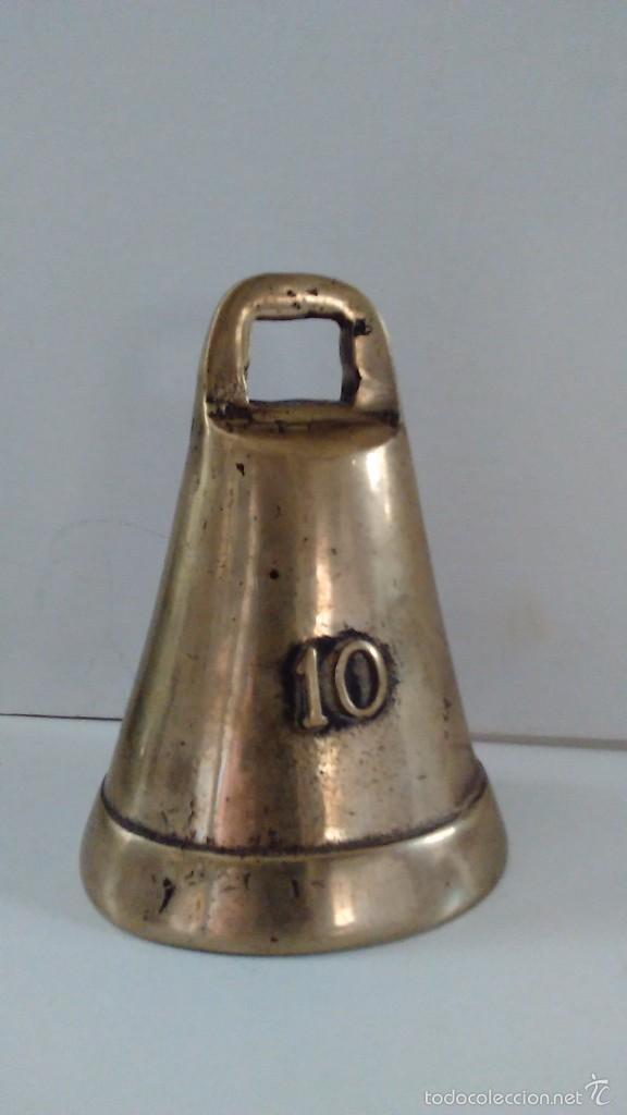 Antig&uuml;edades: Campana de bronce de una sola pieza - Foto 1