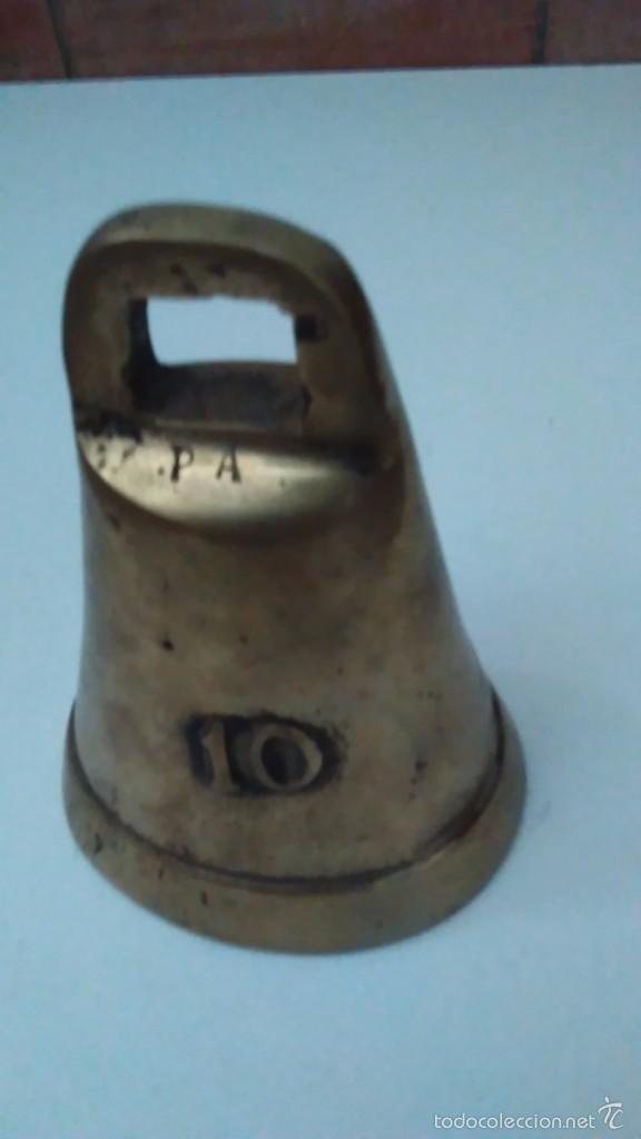 Antig&uuml;edades: Campana de bronce de una sola pieza - Foto 2