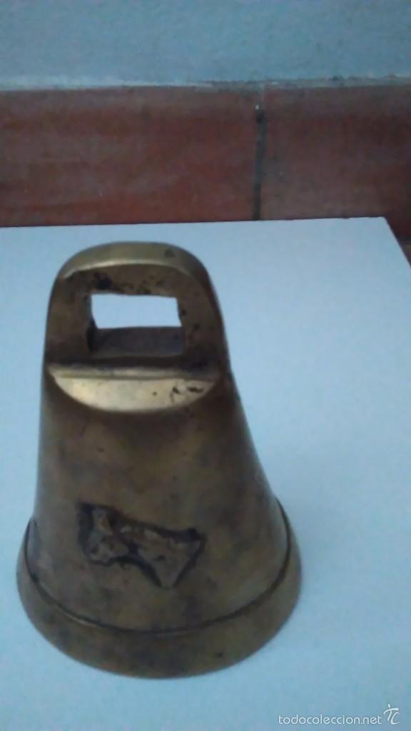 Antig&uuml;edades: Campana de bronce de una sola pieza - Foto 4