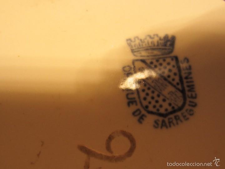 Antig&uuml;edades: jarra de cer&aacute;mica de sarreguemines - Foto 2
