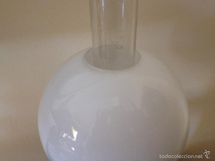 Antig&uuml;edades: QUINQU&Eacute; TRANSFORMADO EN L&Aacute;MPARA.FUNCIONA BOMBILLA 220 V.OPALINA BLANCO.KOSMOS BRENNER - Foto 9