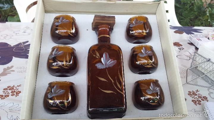 Antig&uuml;edades: antiguo juego de licor, a estrenar - Foto 1
