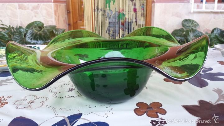 Antig&uuml;edades: antiguo centro de mesa en cristal - Foto 1