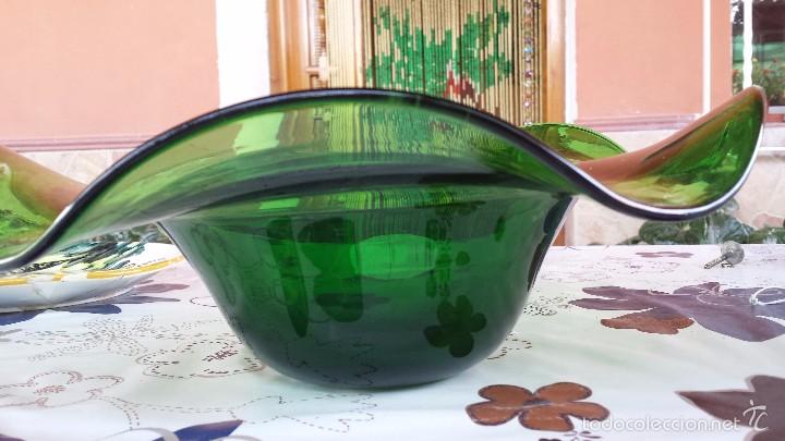 Antig&uuml;edades: antiguo centro de mesa en cristal - Foto 3