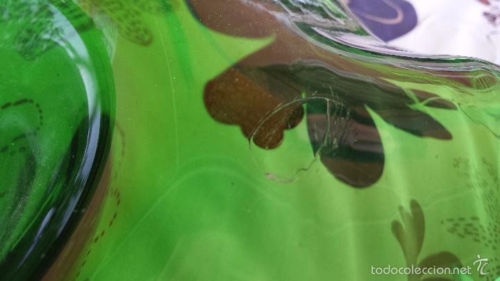 Antig&uuml;edades: antiguo centro de mesa en cristal - Foto 4