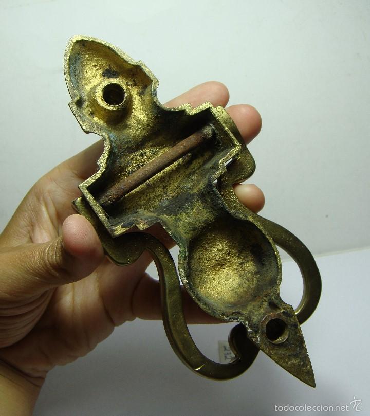 Antig&uuml;edades: Llamador Ingles. S.XIX. Bronce. - Foto 3
