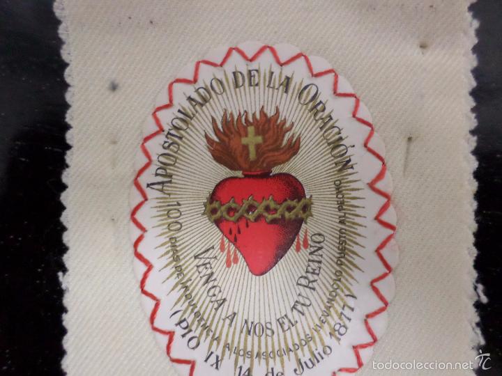 Antig&uuml;edades: ESCAPULARIO APOSTOLADO DE LA ORACION - Foto 3