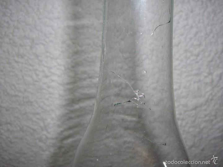 Antig&uuml;edades: Antiguo Quinqu&eacute; de Cristal.Completamente transparente. - Foto 5