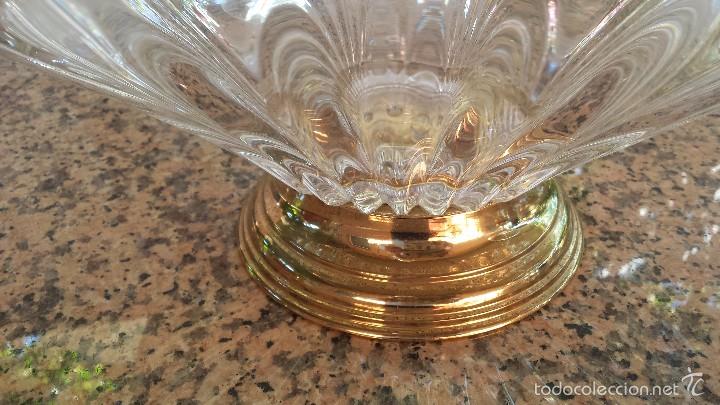 Antig&uuml;edades: antiguo centro de mesa en cristal - Foto 4