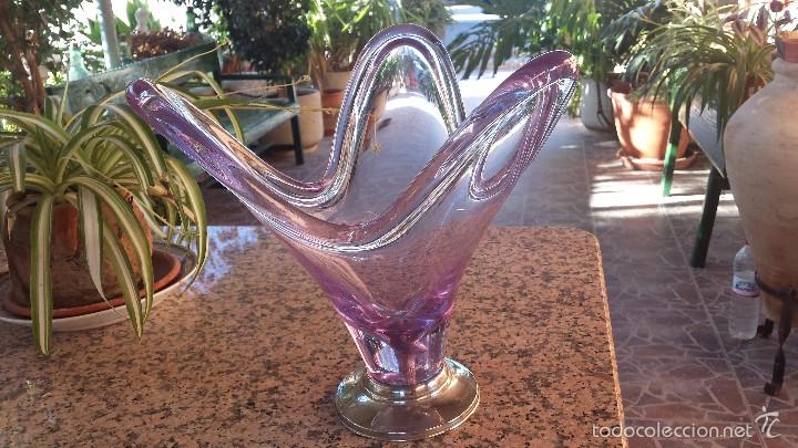 Antig&uuml;edades: antiguo centro de mesa de murano - Foto 1