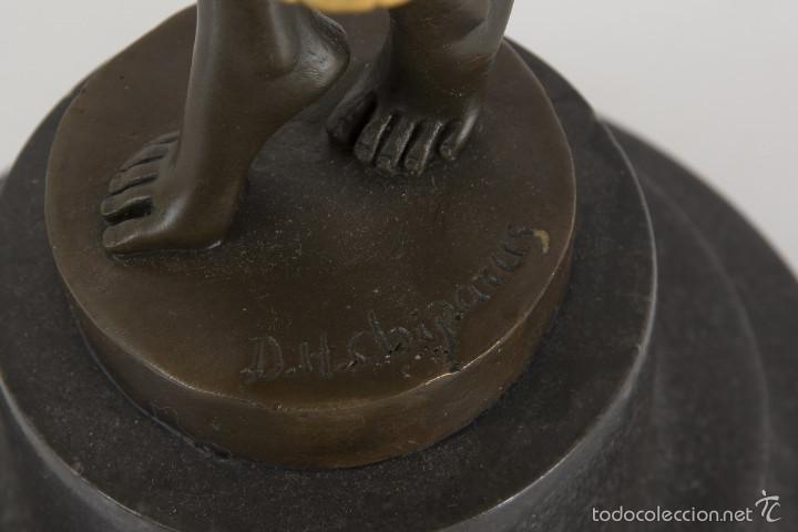 Antig&uuml;edades: Bella escultura en bronce - Foto 5