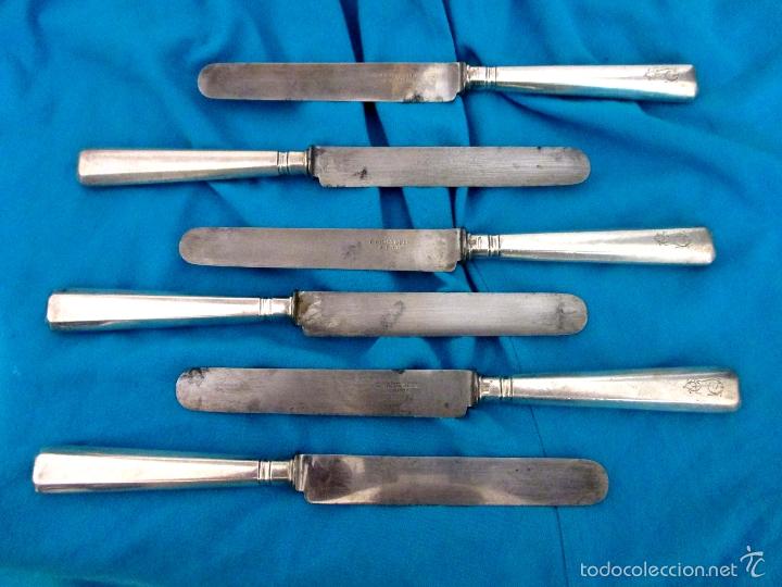 Antig&uuml;edades: CHRISTOFLE PAR&Iacute;S. 6 CUCHILLOS DE POSTRE. - Foto 1