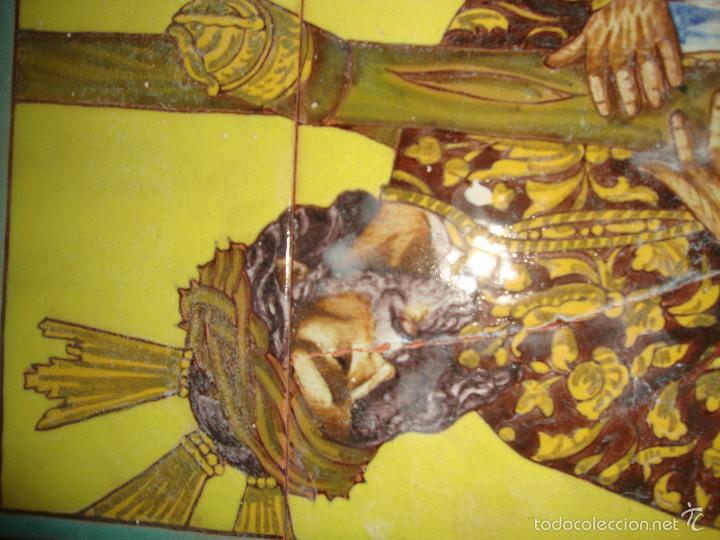 Antig&uuml;edades: Retablo ceramico azulejos (Gran poder) - Foto 3