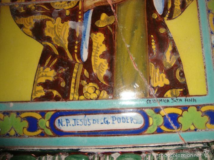 Antig&uuml;edades: Retablo ceramico azulejos (Gran poder) - Foto 4