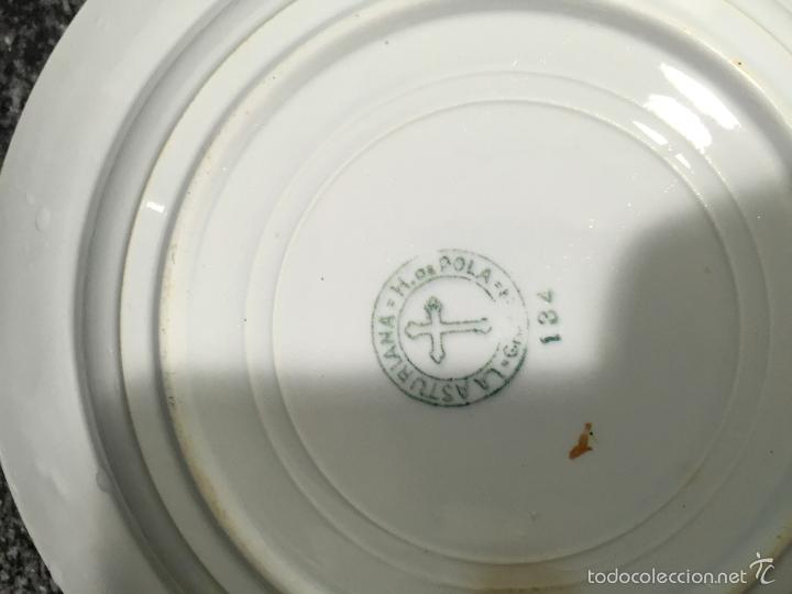 Antig&uuml;edades: plato antiguo marca la asturiana - Foto 3