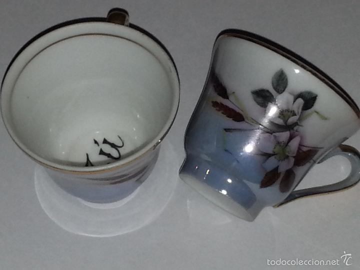 Antig&uuml;edades: juego de tazas tu y yo - Foto 2