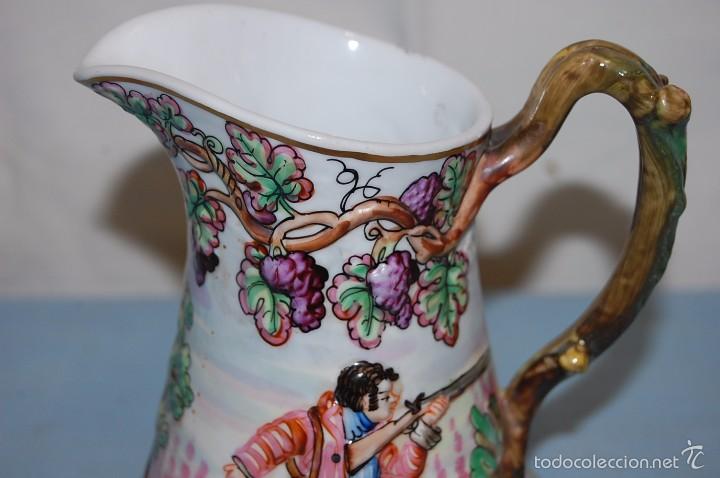 Antig&uuml;edades: JARRA EN PORCELANA CAPODIMONTE - Foto 3