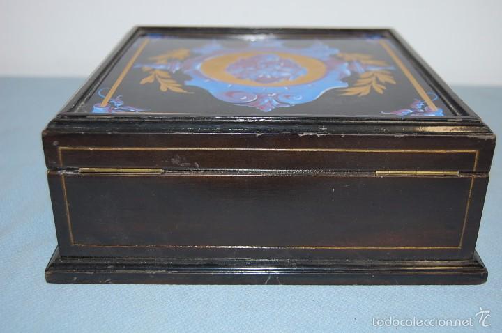 Antig&uuml;edades: CAJA EN MADERA NAPOLE&Oacute;N III - Foto 6