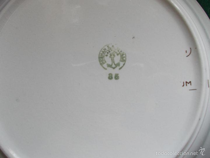 Antig&uuml;edades: plato antiguo de la cartuja  Pickman - Foto 2
